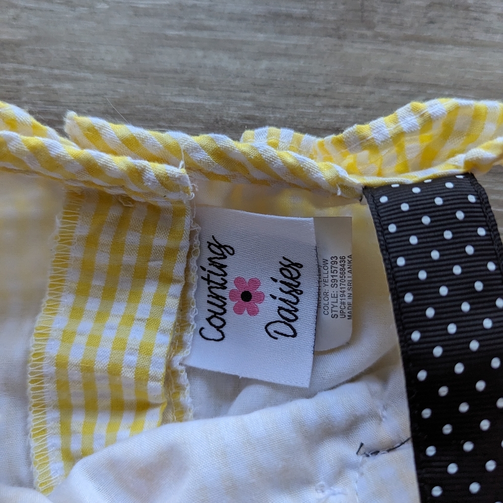 2/$10 gingham bee set - Picture 3 of 6